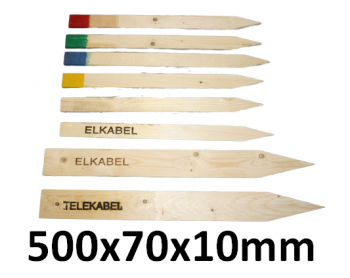 Markeringsstake  500x70x10mm - Helpall